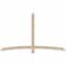 Ekena Millwork Bellingham Smooth Timber Gable Bracket, Douglas Fir, 84"W x 49"H x 3 1/2"D x 3 1/2"F, 14/12 Pitch GBW084X49X0404BEL00SDF - alternate 1